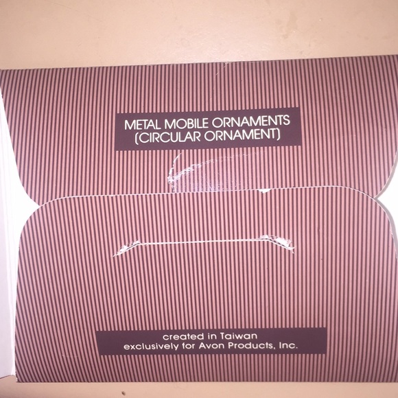 Vintage Avon Metal Mobile Ornaments - Picture 2 of 8